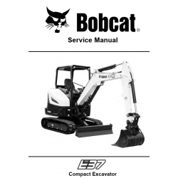 Bobcat - instrukcje napraw - schematy - DTR - service manuals - Bobcat E37